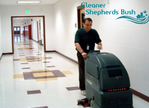 Floor Machine Cleaning
